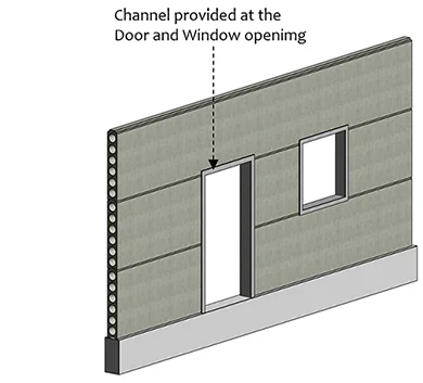 DOOR & WINDOW OPENING IN HCS WALL